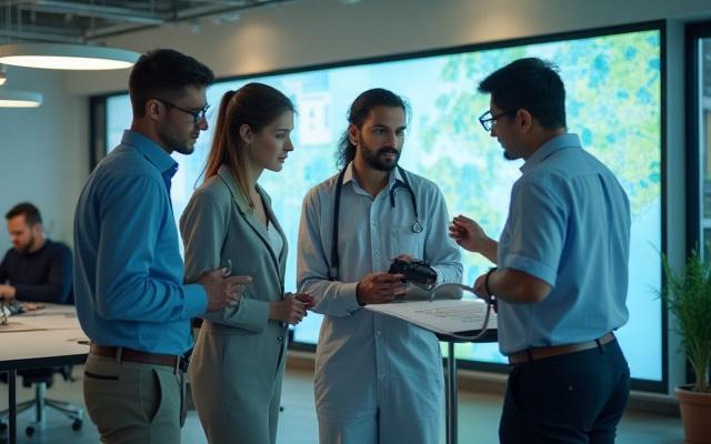 Foktér Info csapat dolgozik